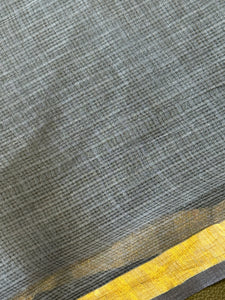 Block Printed Check Kota Saree | VFC466