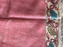 Pen Kalamkari Detailed Pure Tussar Saree | SBS1262