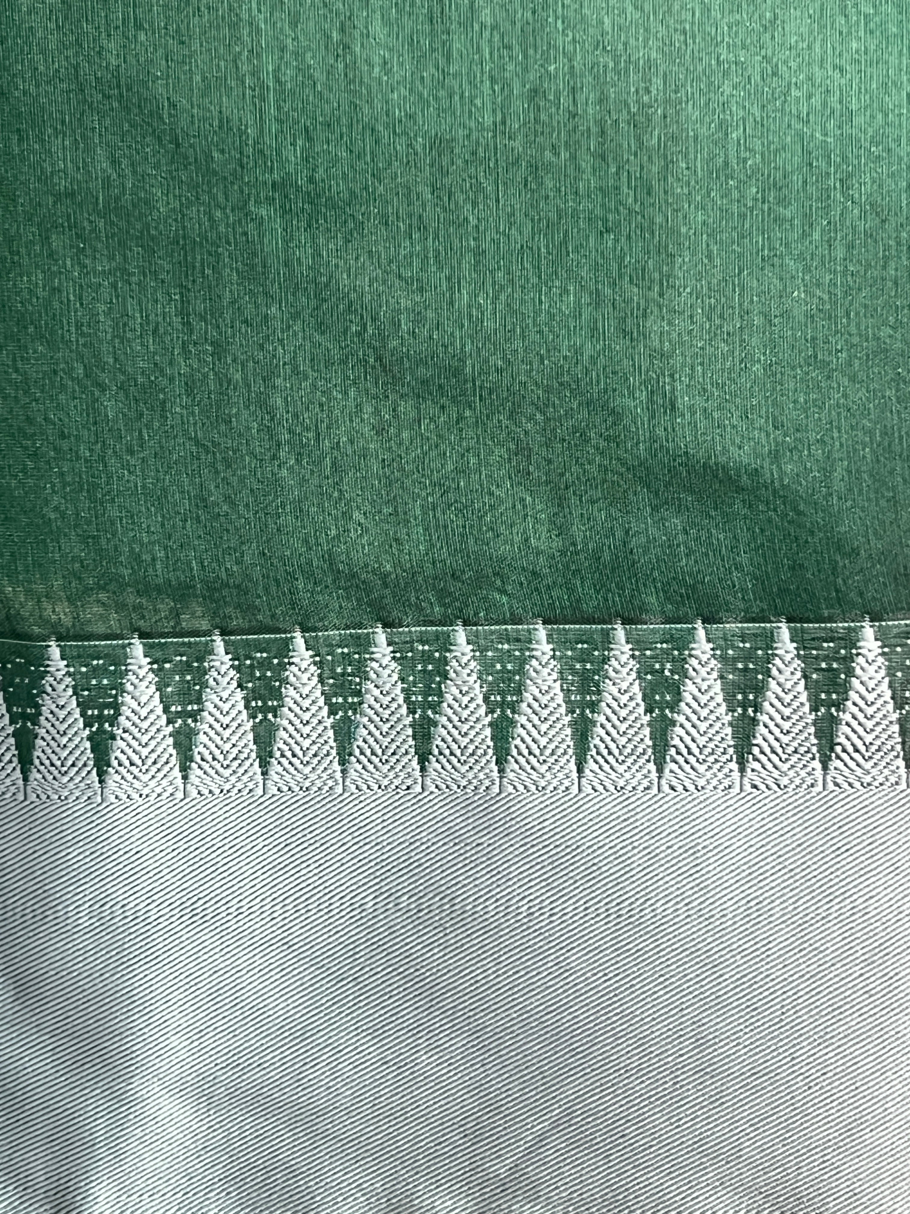 Contrast Color Border Cotton Saree | PST119