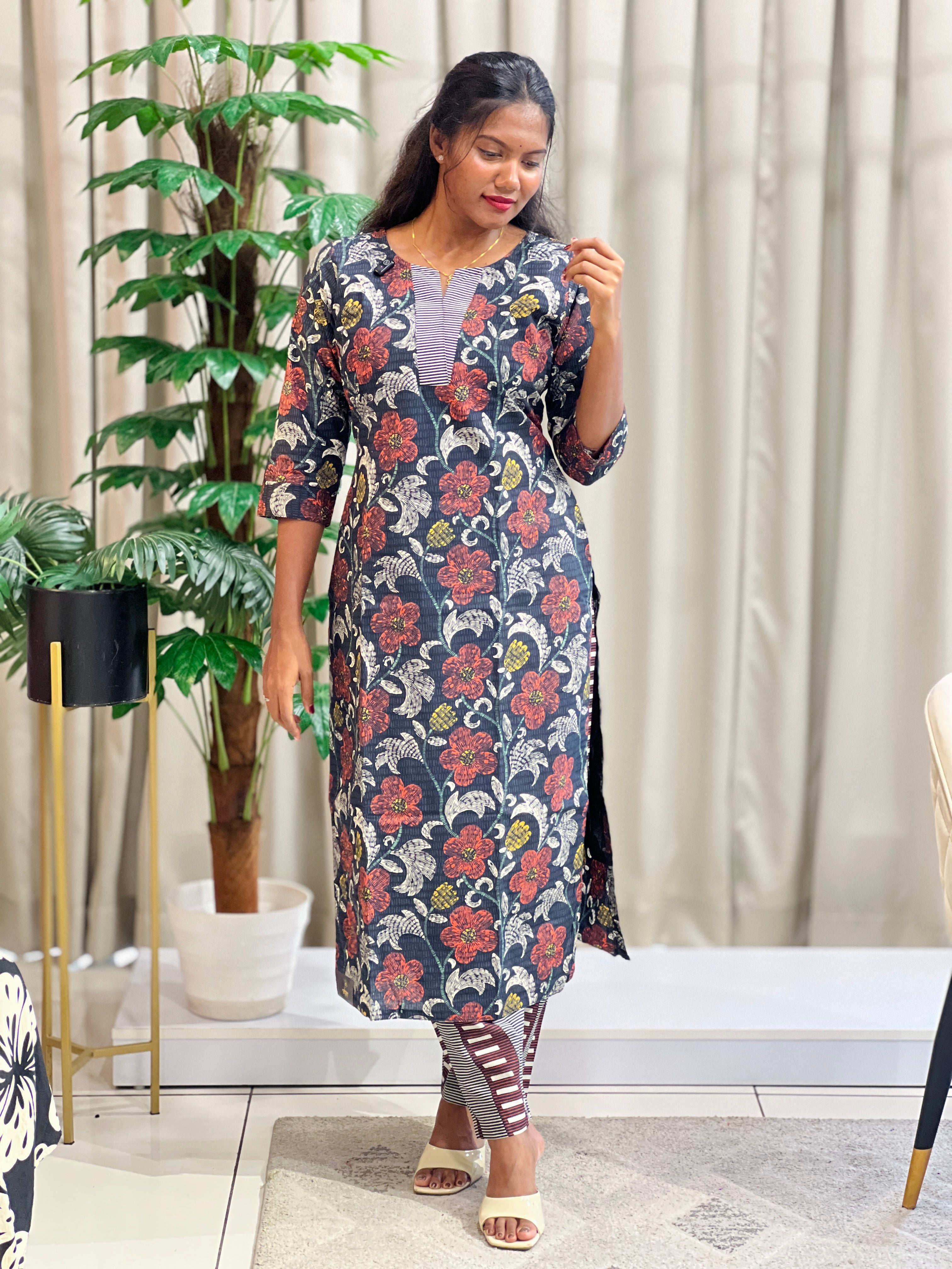 Printed Cotton Co-ord Set | MSN265