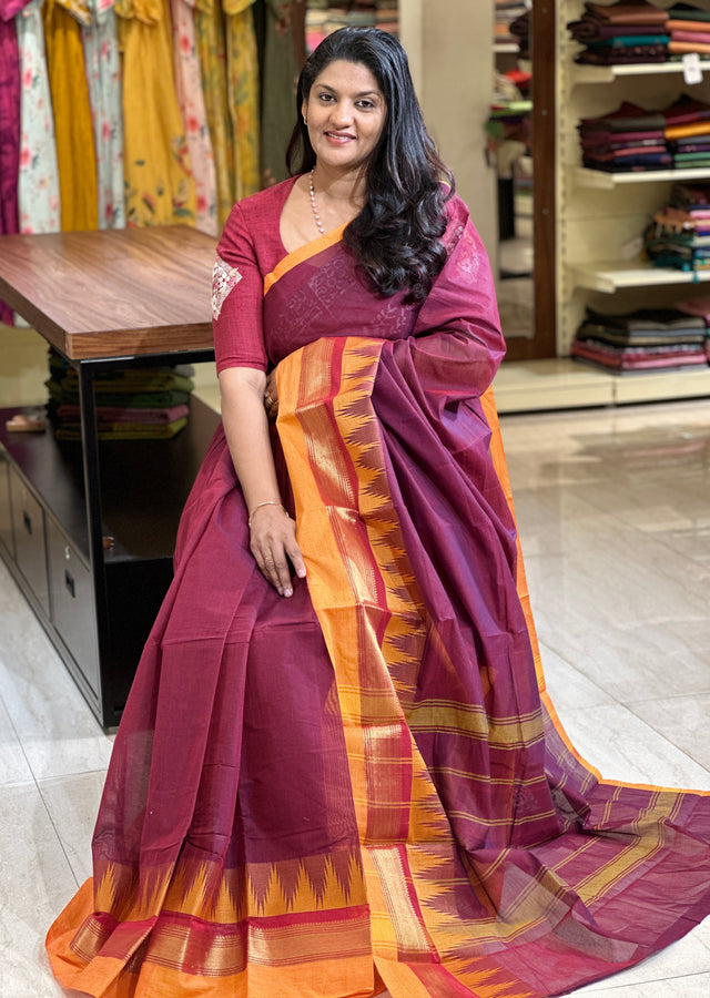 Chettinad Cotton Saree  | VR144