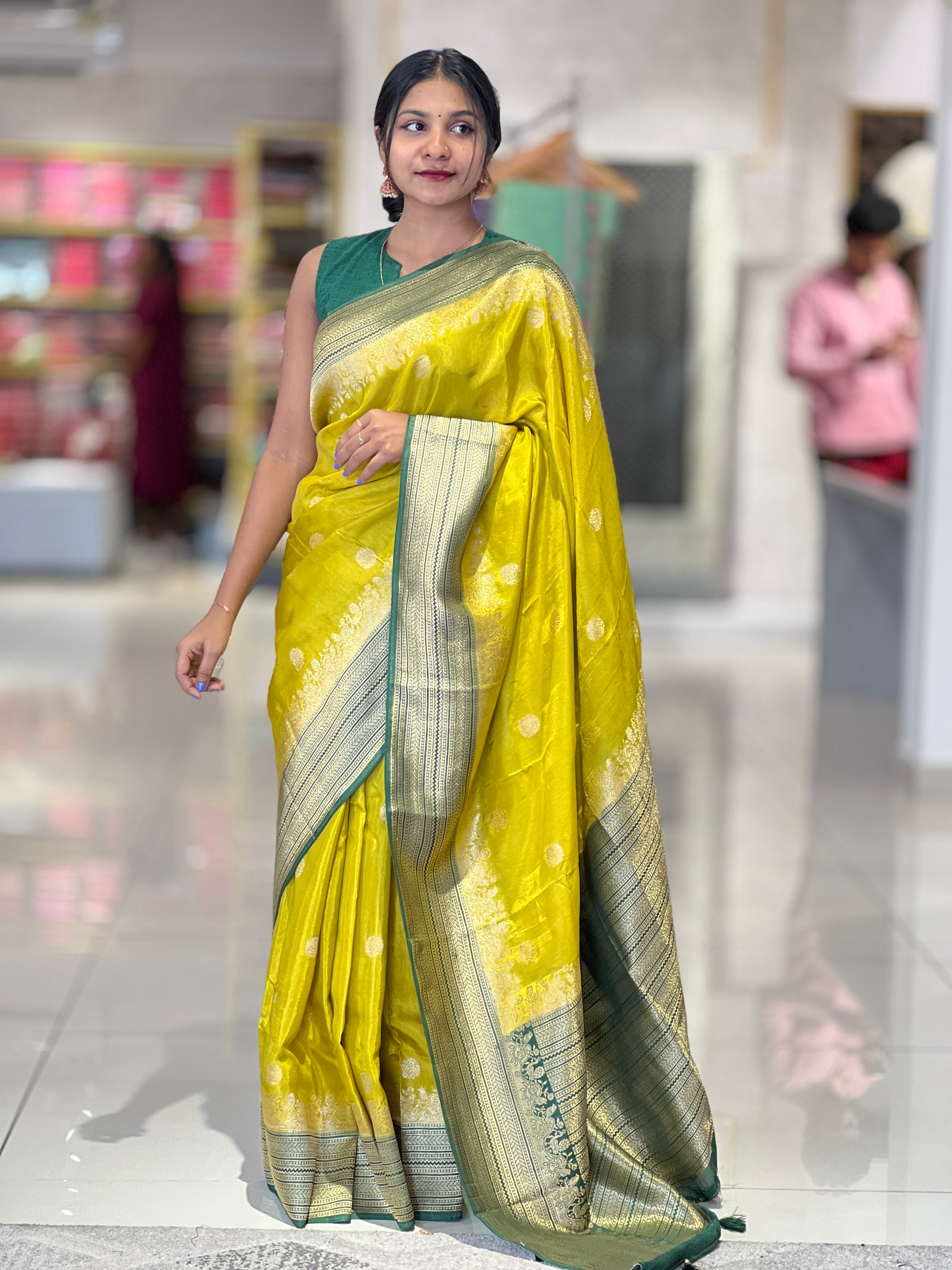 Banarasi Weaved Semi Tussar Saree | NN192