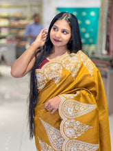 Pitta Work Detailed Semi Silk Saree  | SUN167