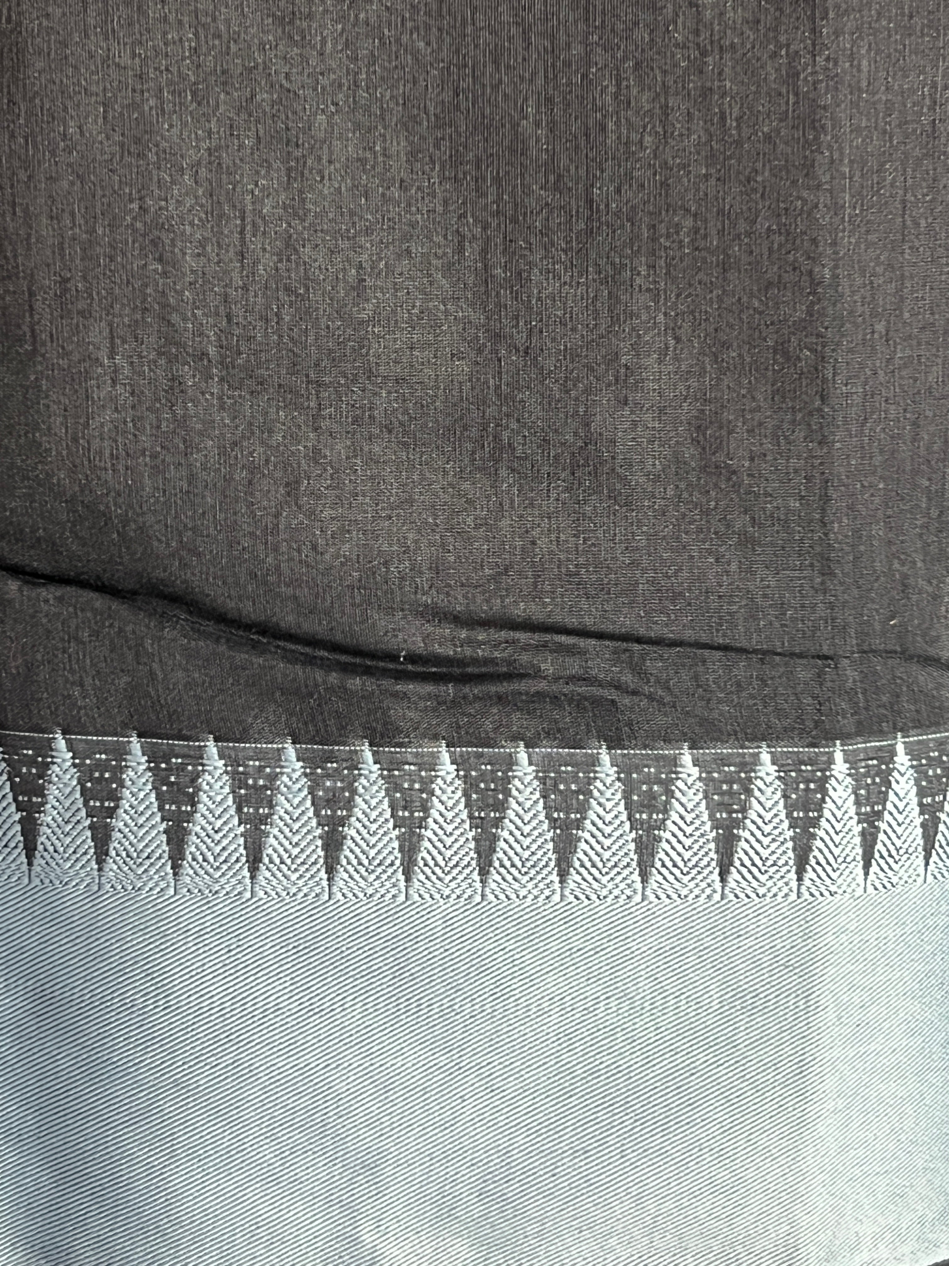Contrast Color Border Cotton Saree | PST115