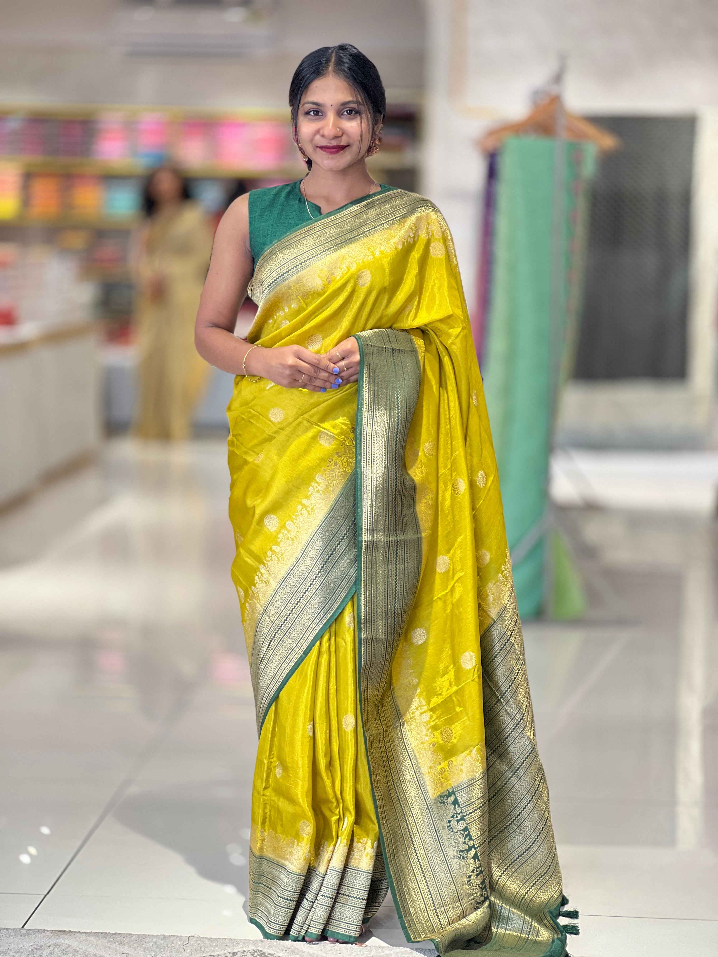 Banarasi Weaved Semi Tussar Saree | NN192