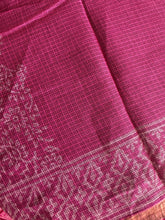 Block Printed Check Kota Saree | JKL300