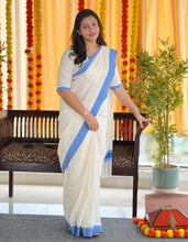 Kara Border Detailed Kerala Cotton Saree | KL382