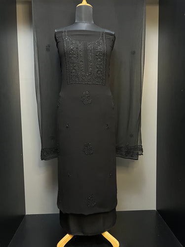Chikankari Embroidery Detailed Georgette Salwar Set | GMA159