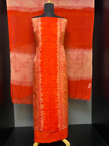 Block Printed Dola Silk Salwar Set | SF1084