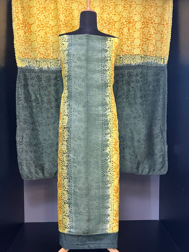 Block Printed Dola Silk Salwar Set | SF1082