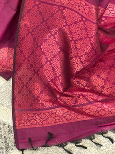 Thread Woven Semi Silk Saree | KRK405