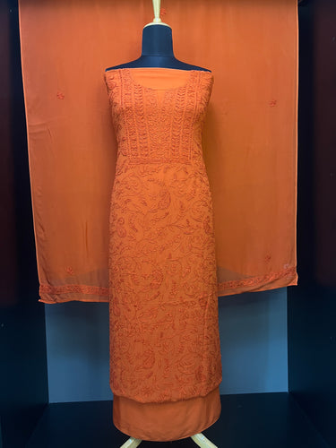 Chikankari Embroidery Detailed Georgette Salwar Set | GMA149