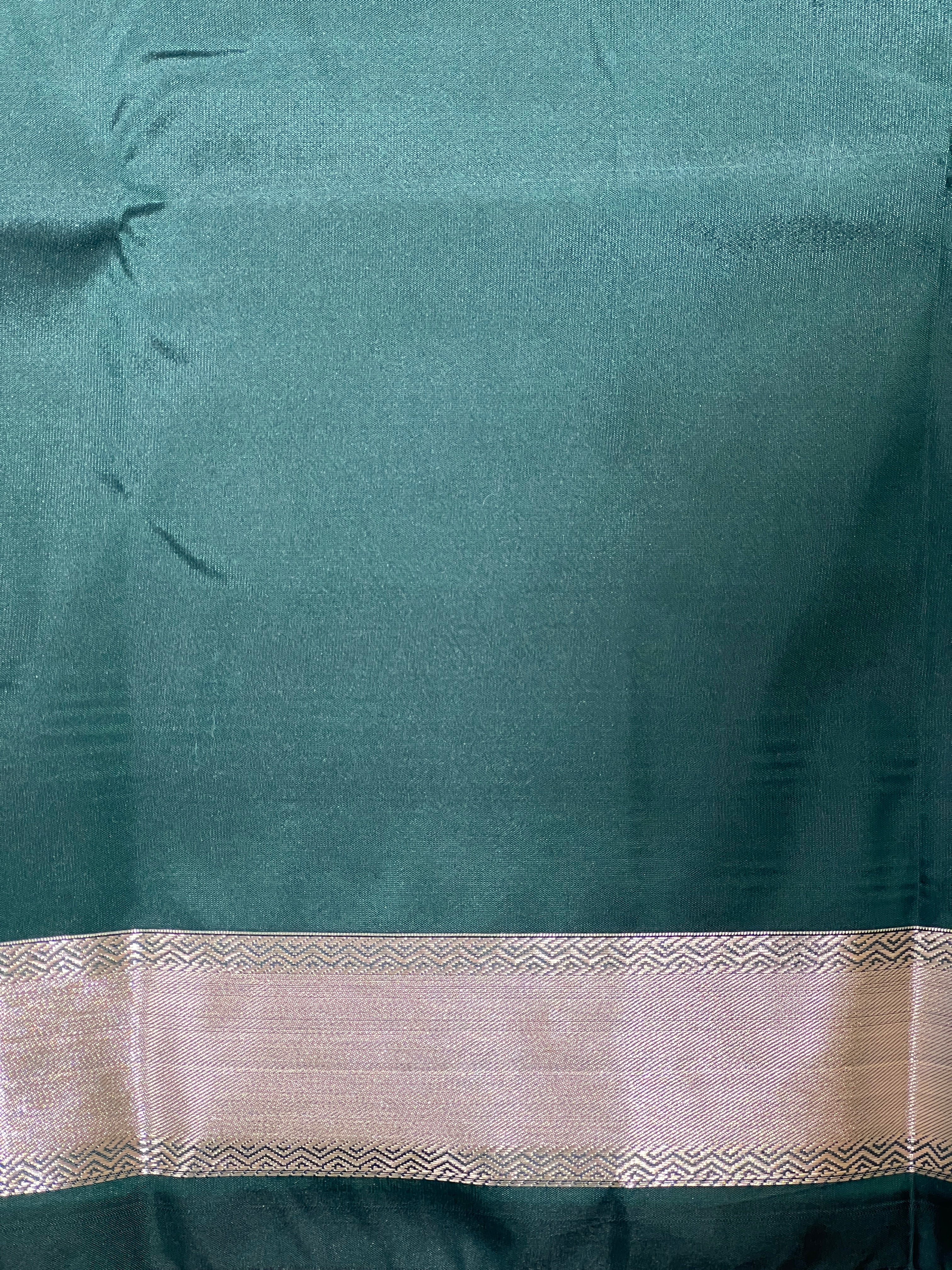 Floral Motif Semi Silk Saree  | RVS230