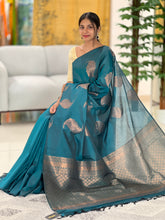 Zari Weaved Semi Silk Saree | KRK402