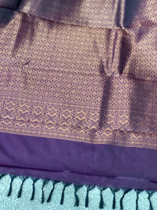 Zari Weaved Semi Silk Saree | KRK355