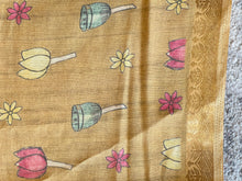 Floral Printed Semi Chanderi Saree |SSN147