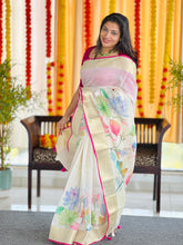 Floral Digital Printed Silky Kota Saree | MR130