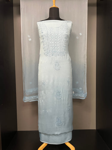 Shaded With Chikankari Embroidered Georgette Salwar Set | GMA103