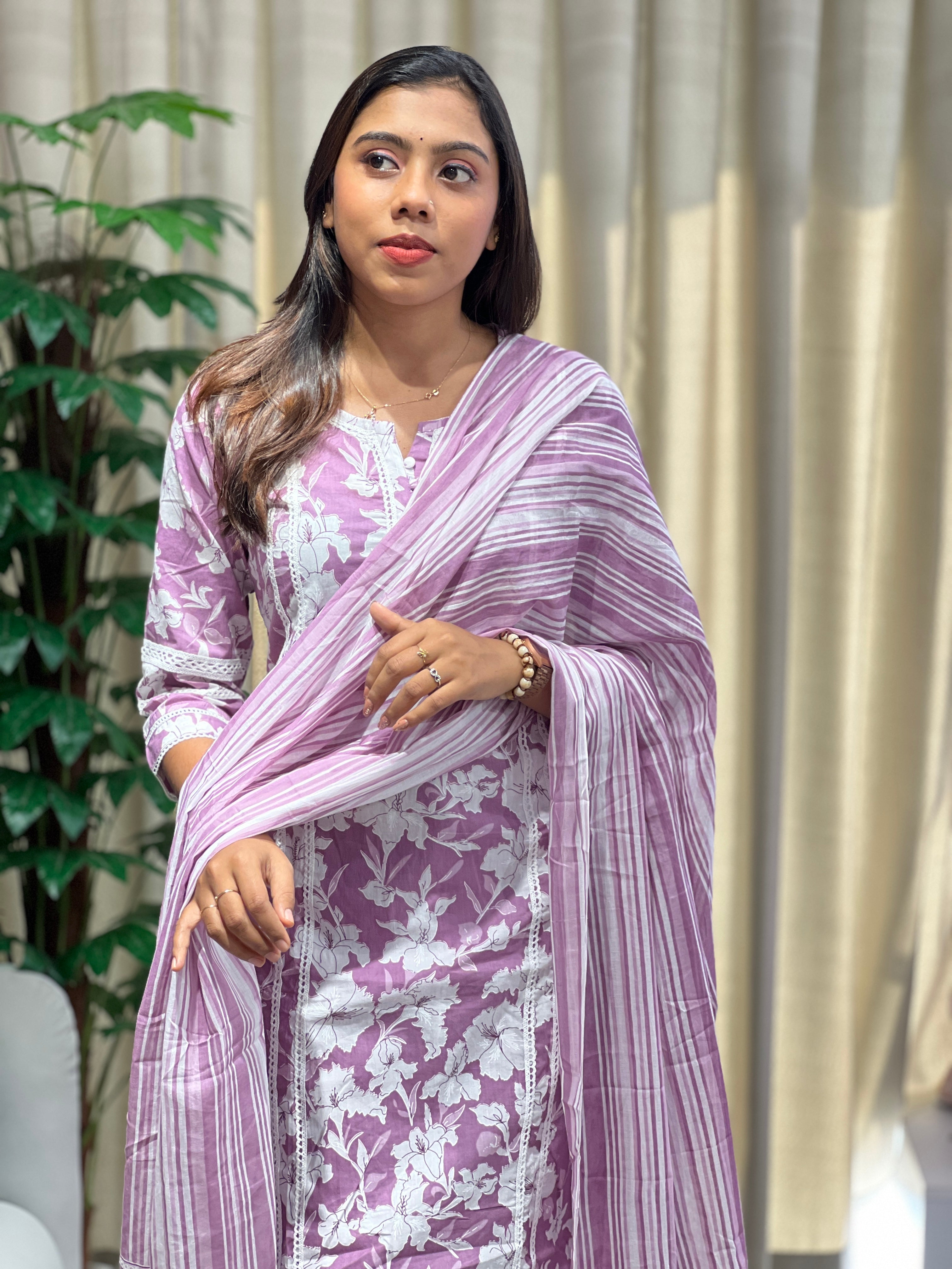 Printed Cotton Kurta Set | PGI291