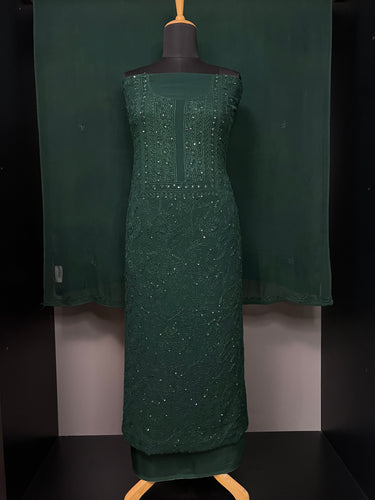 Chikankari With Sequence Detailed Georgette Salwar Set | GMA146