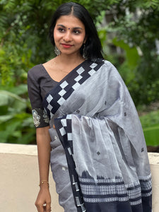 Traditional Weaving Bengal Cotton Saree | LP109