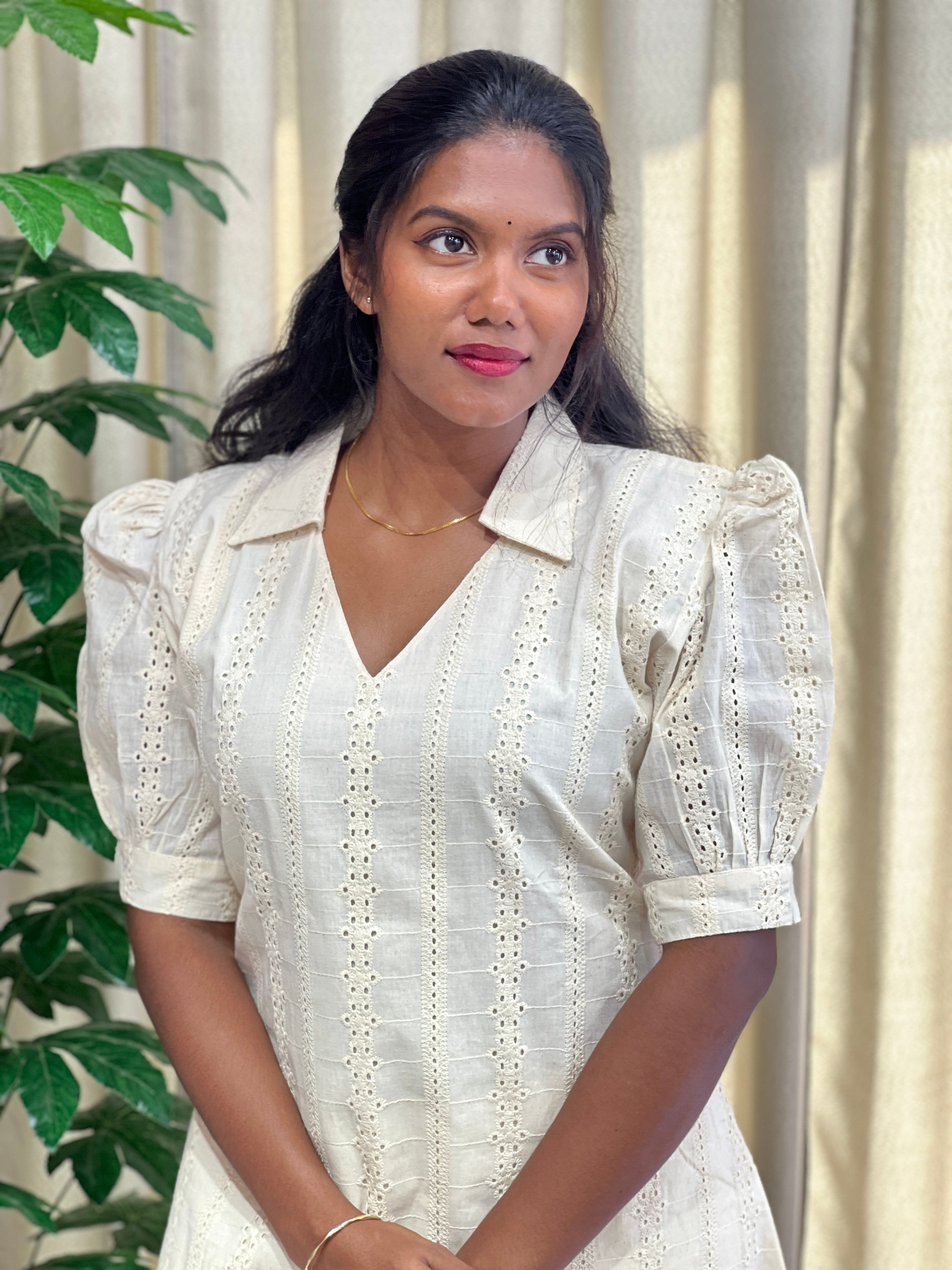 Hakoba Patterned Cotton Kurta | RMLA279