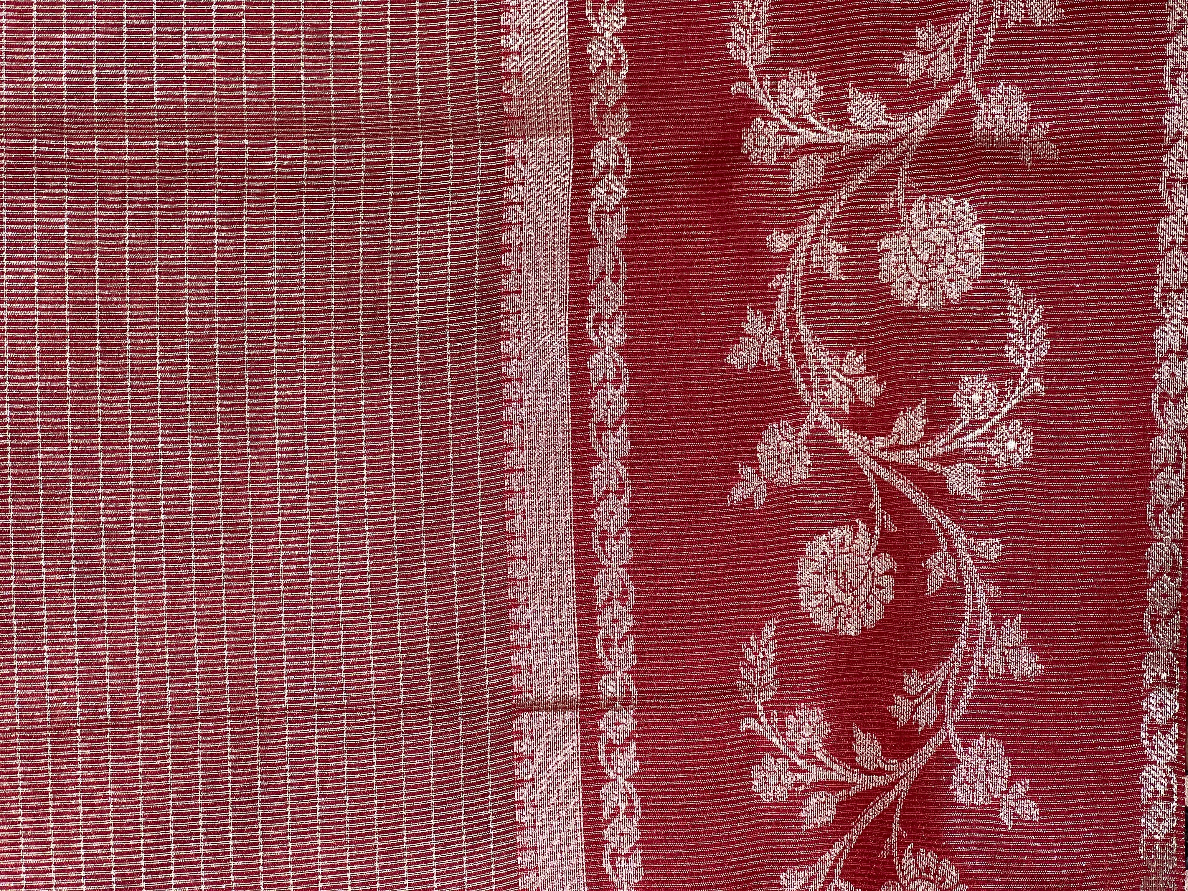 Check Pattern Semi Silk Saree | ZSS604