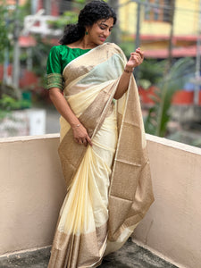 Banarasi Weaved  Pattern Semi Silk Saree | AL150