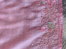 Machine Embroiderd Crushed Organza Saree |  SBP712
