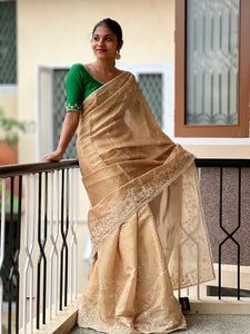 Printed Semi Silk Saree | DVS125