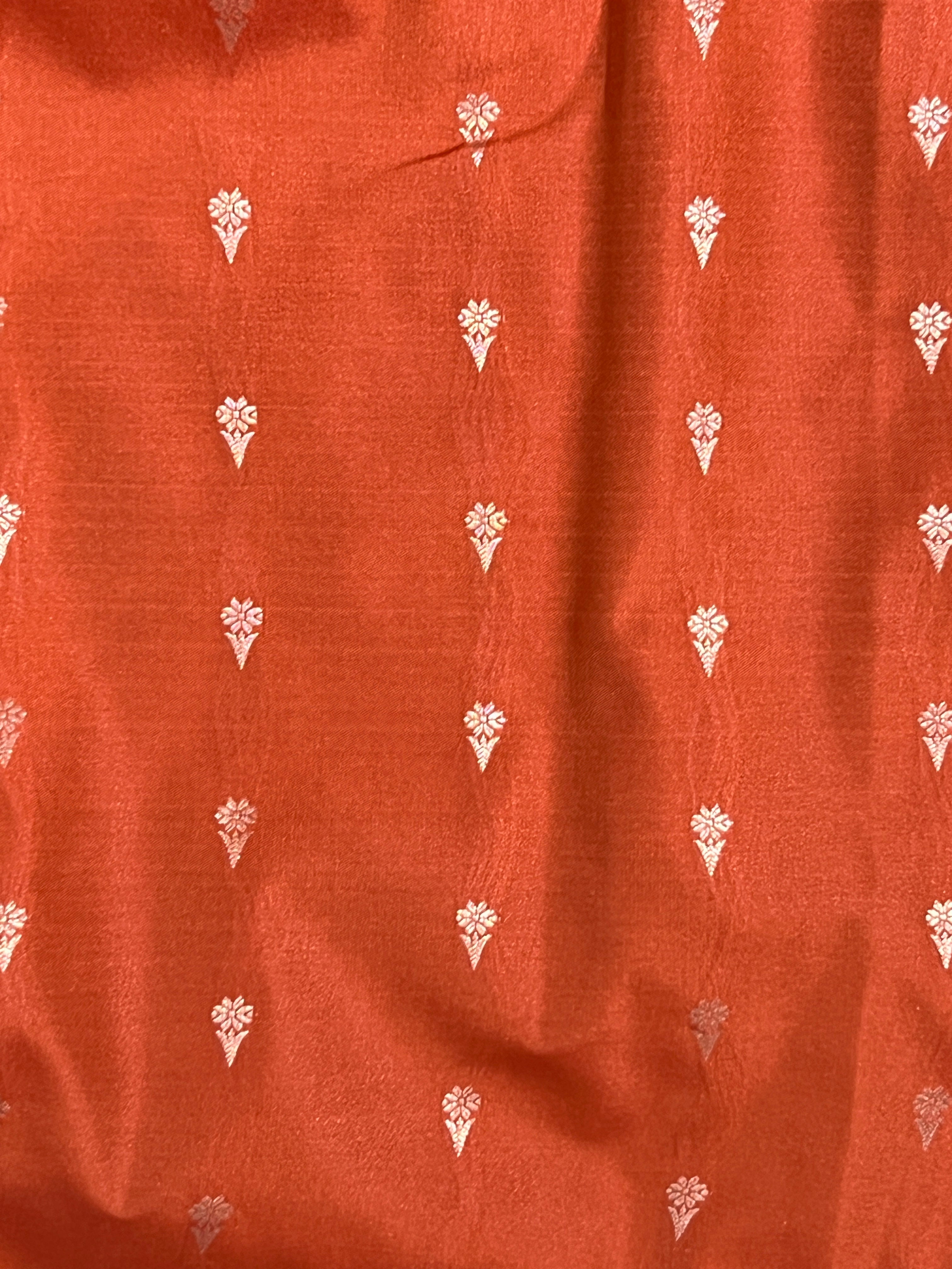 Buta Woven Pattern Semi Silk Saree | TR178