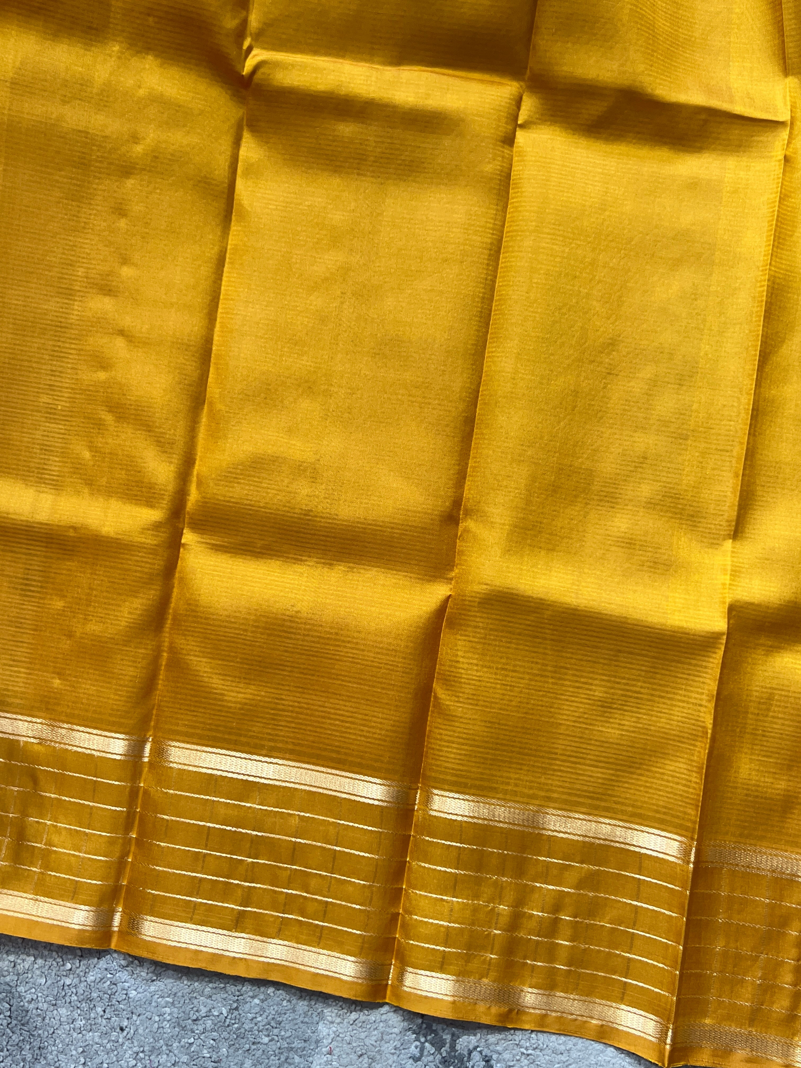 Drop Weaved Kattam Pattern Handloom Kanchipuram Saree | SMT135