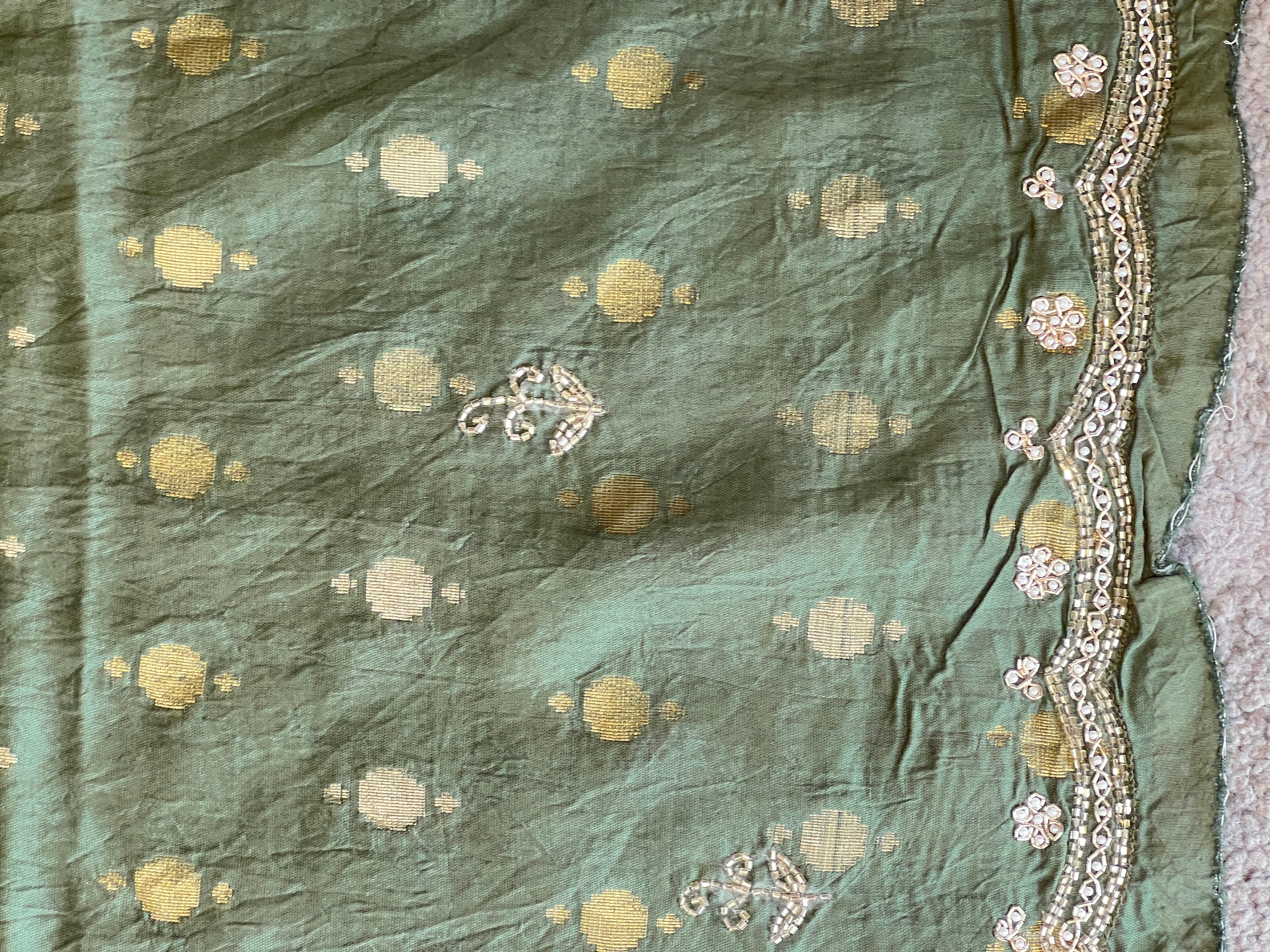 Embroidered Detailed Organza Saree |  DVS192