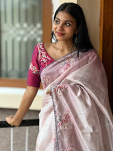 Floral Print Design Green Silk Saree | BLD285