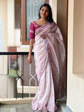 Floral Print Design Green Silk Saree | BLD285