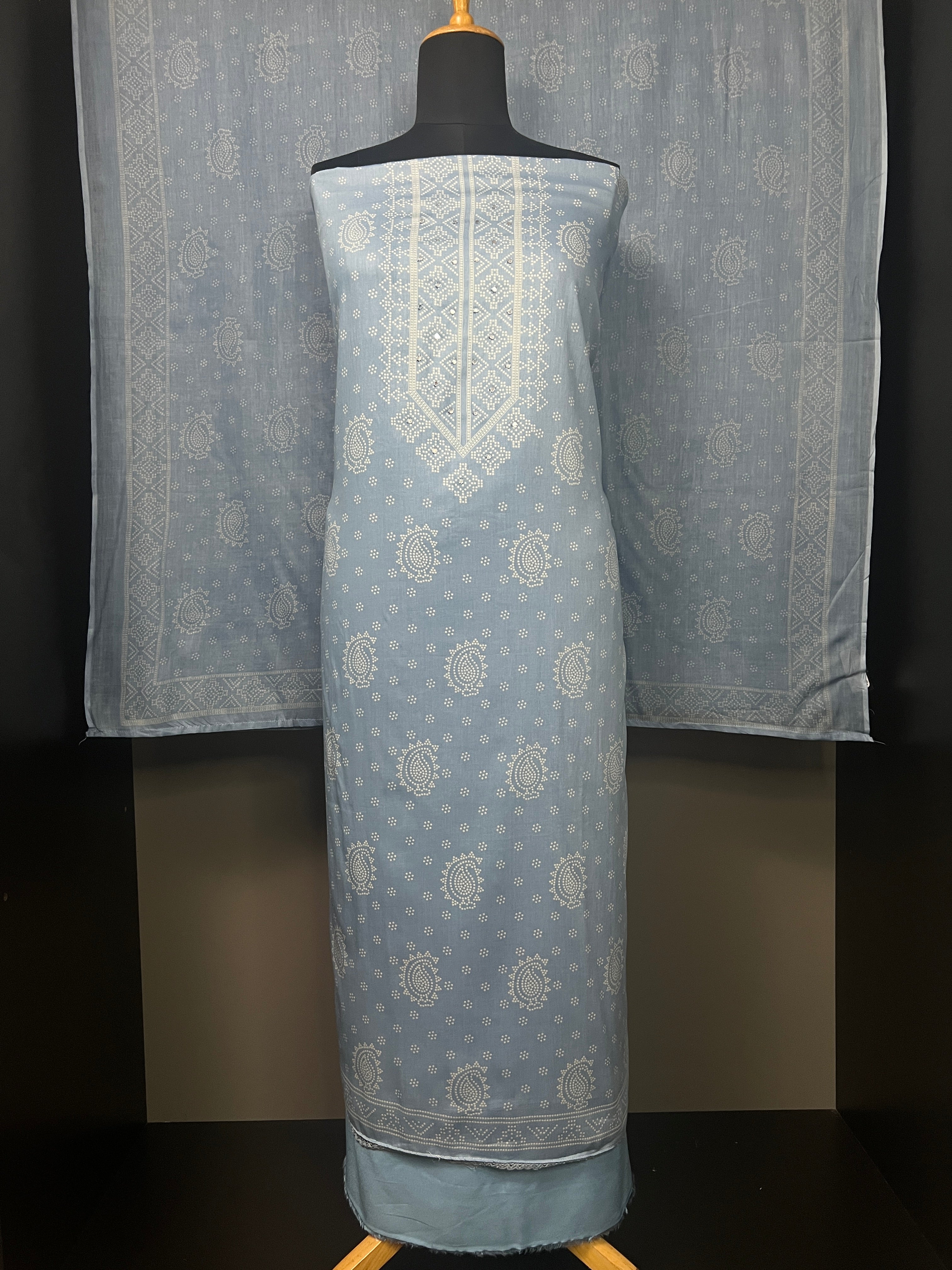 Bandhini Printed Pattern Soft Cotton Salwar Set  | SW2085