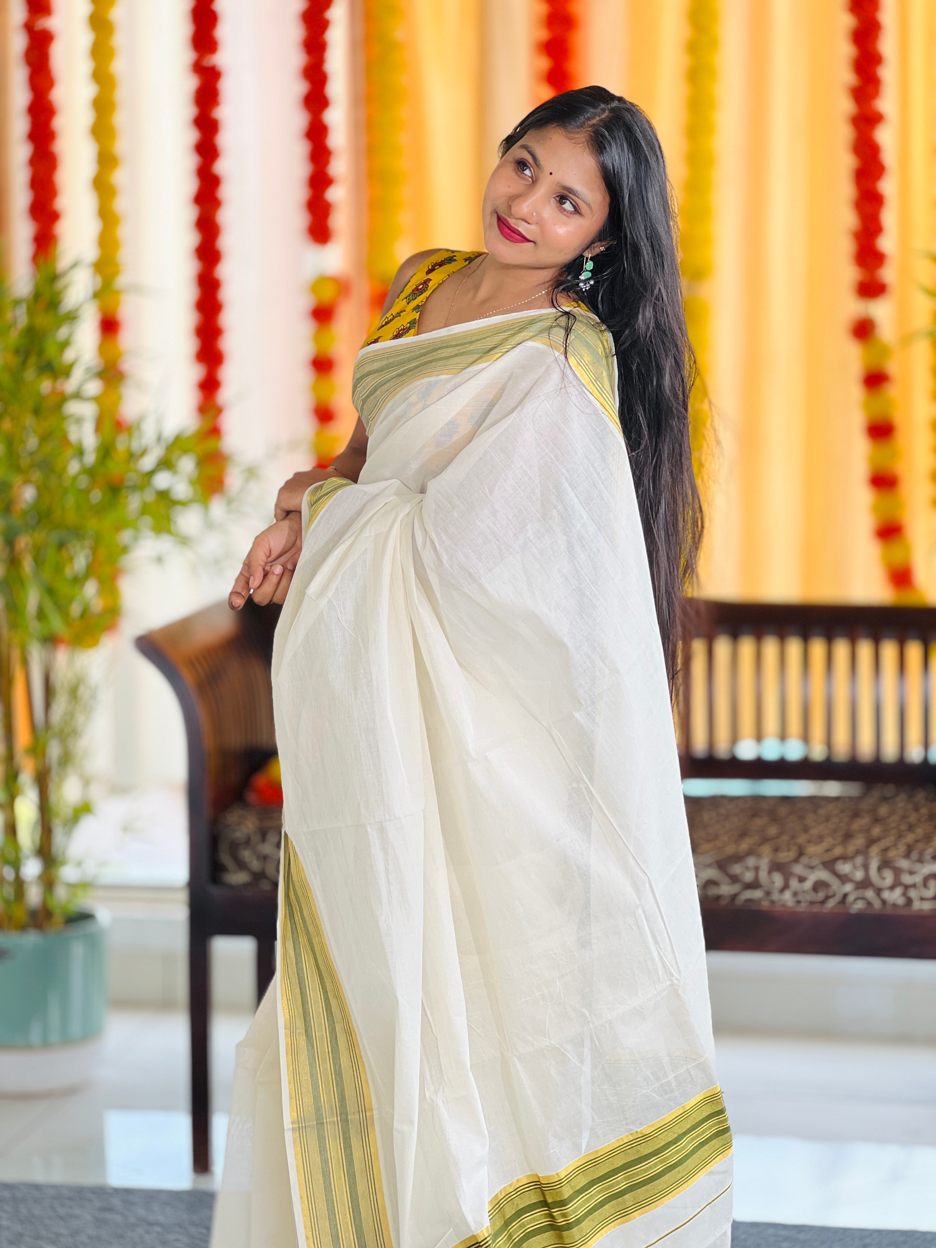 Kerala Cotton Saree  | KL361