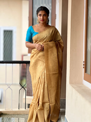 Zari Weaving Pattern Semi Silk Saree | LP125