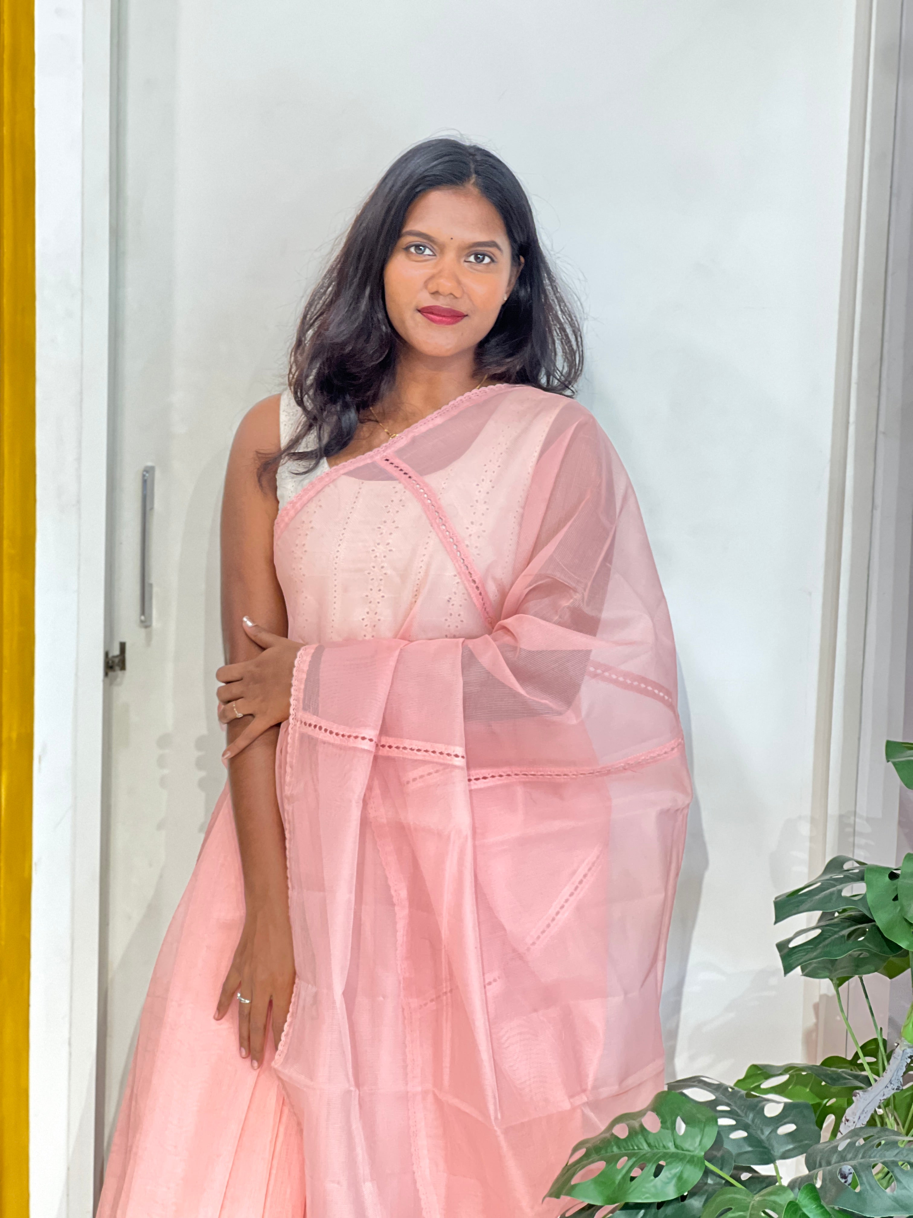 Machine Embroidered Kota Saree | YNG1496
