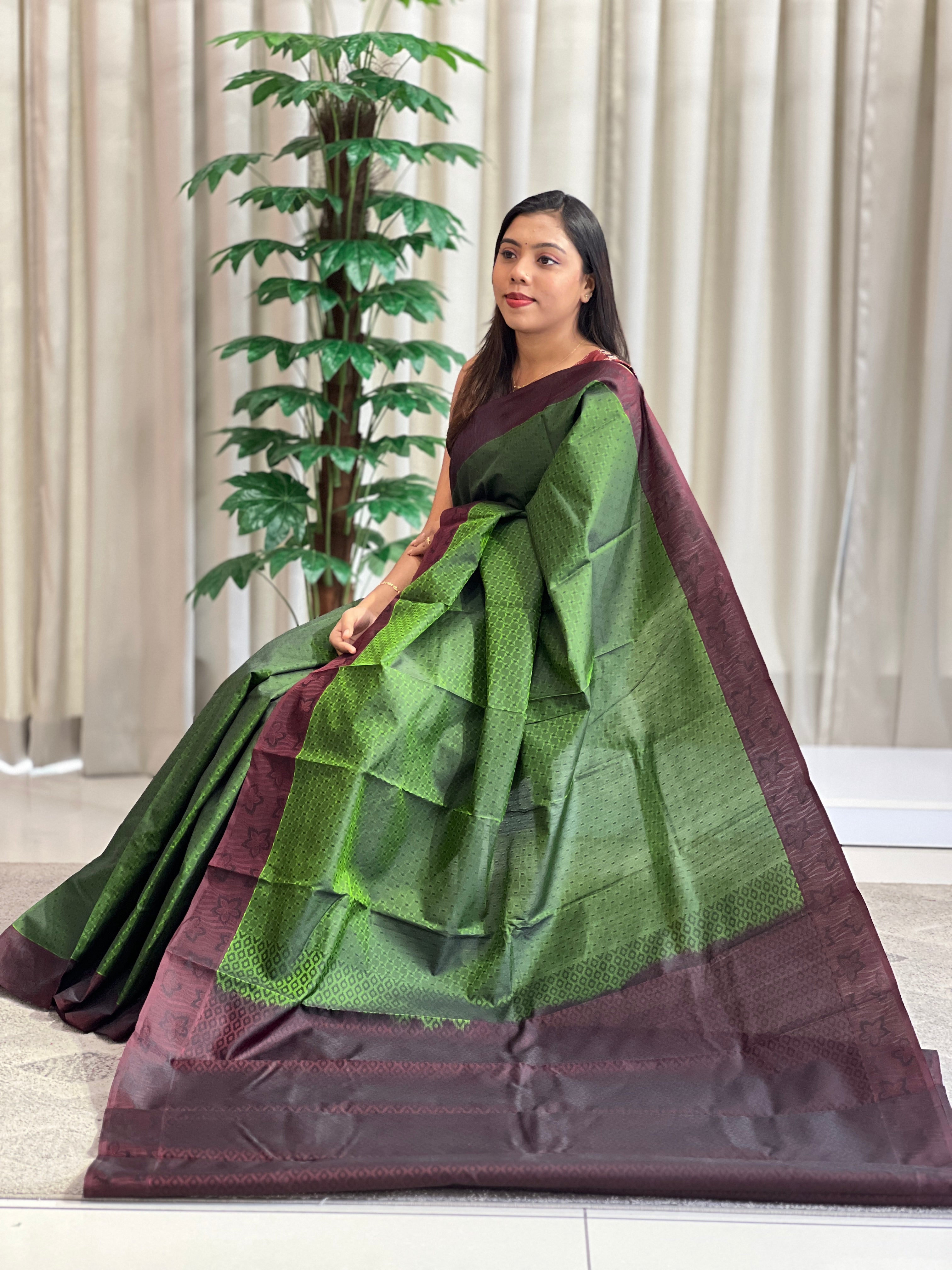 Embossed Woven Semi Soft Silk Saree | RAT106