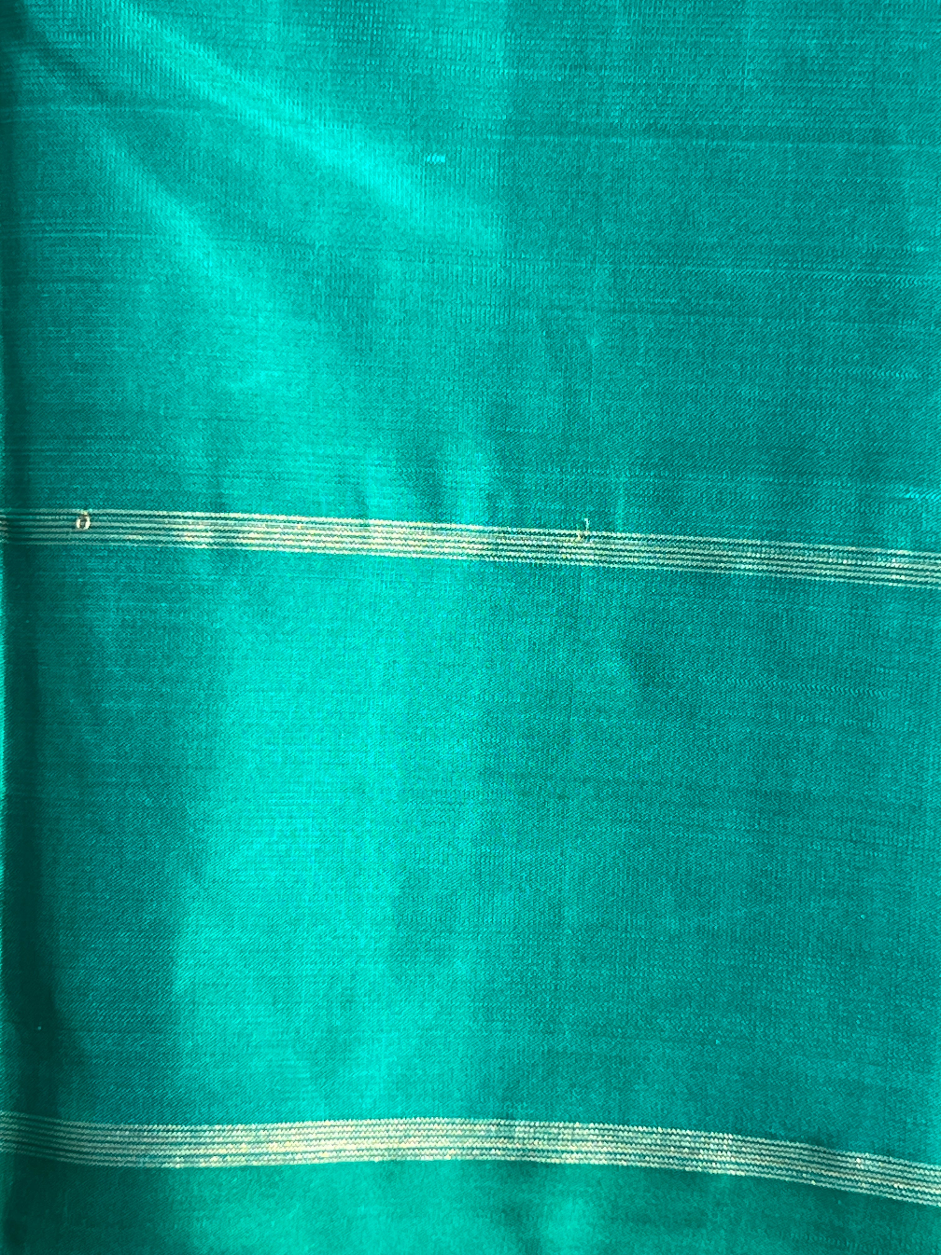 Khattam Pattern Woven Rettappet Border Soft Silk Saree | SMT107