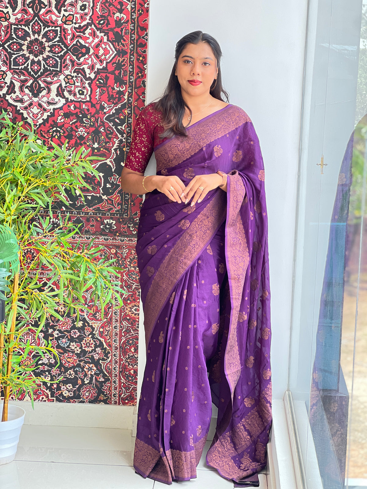Banarasi Woven Georgette Saree | YNG1740