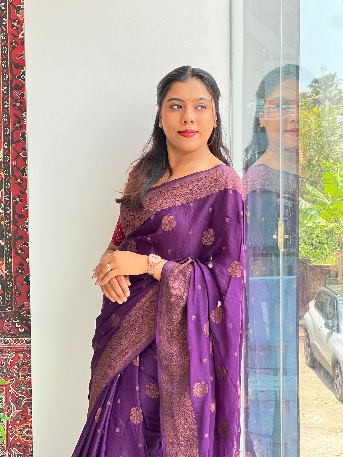 Banarasi Woven Georgette Saree | YNG1740