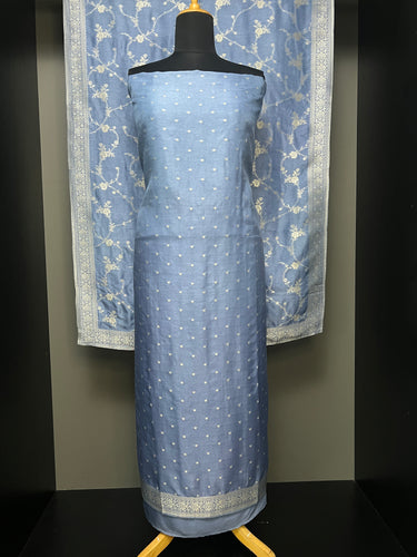 Traditional Buta Detailed Banarasi Silk Salwar Set | MS786
