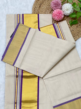 Kasavu With Kara Detailed Handloom Kerala Cotton Set Mundu | KL339