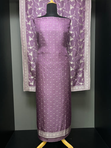 Traditional Buta Detailed Banarasi Silk Salwar Set | MS787