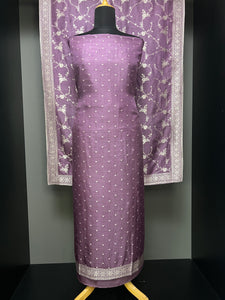 Traditional Buta Detailed Banarasi Silk Salwar Set | MS787