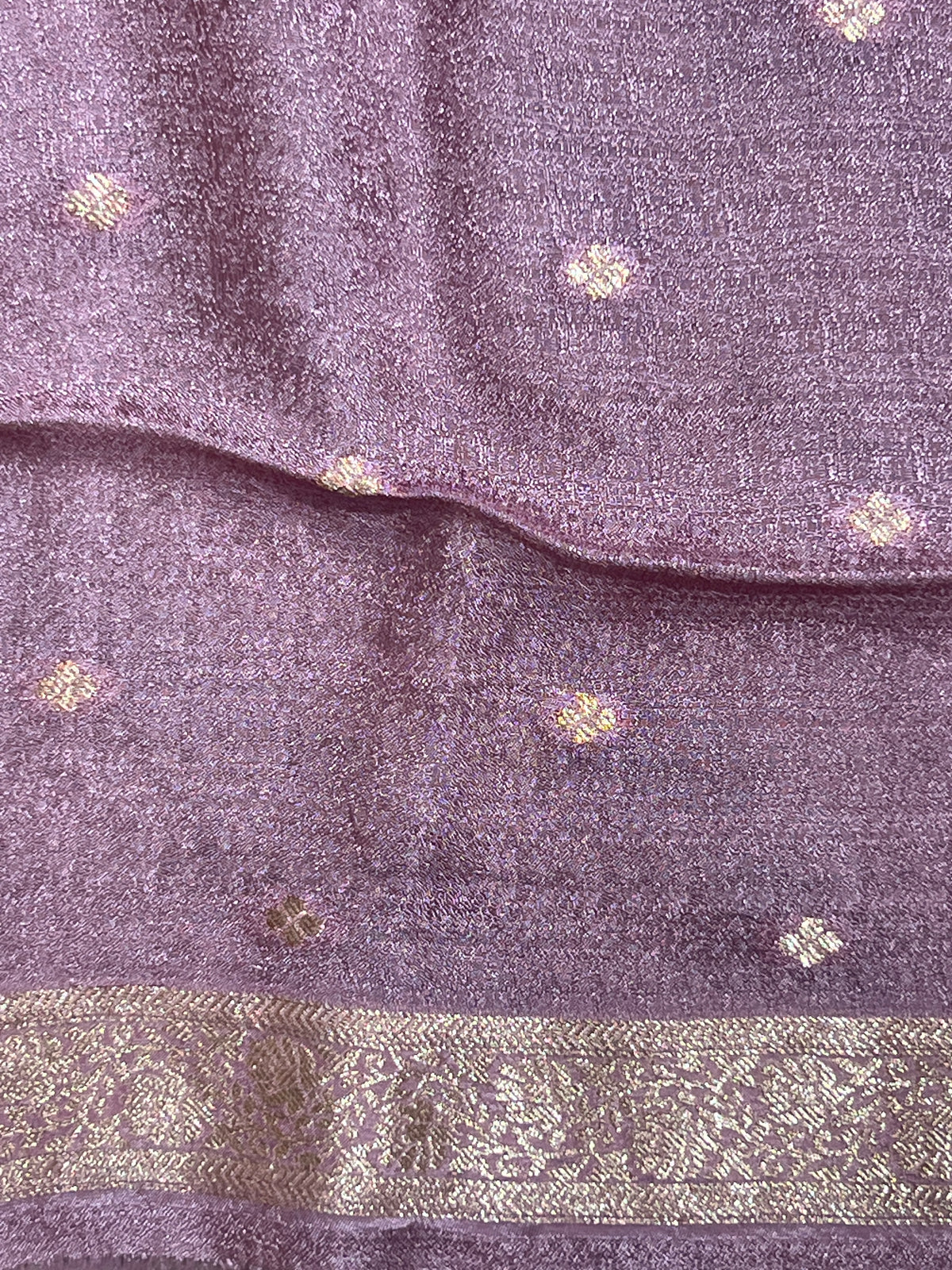 Embossed Woven Semi Crepe Saree | RS175