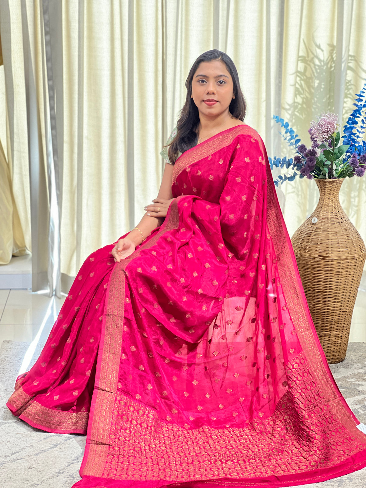 Banarasi Woven Georgette Saree | YNG1748