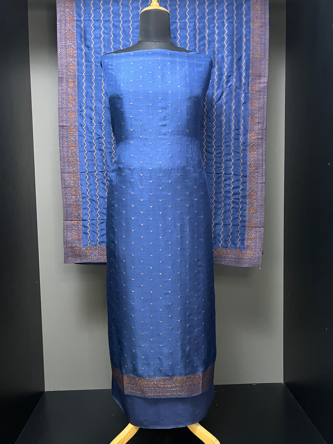 Zari Butta Weaved Banarasi Silk Salwar Set  | MS791